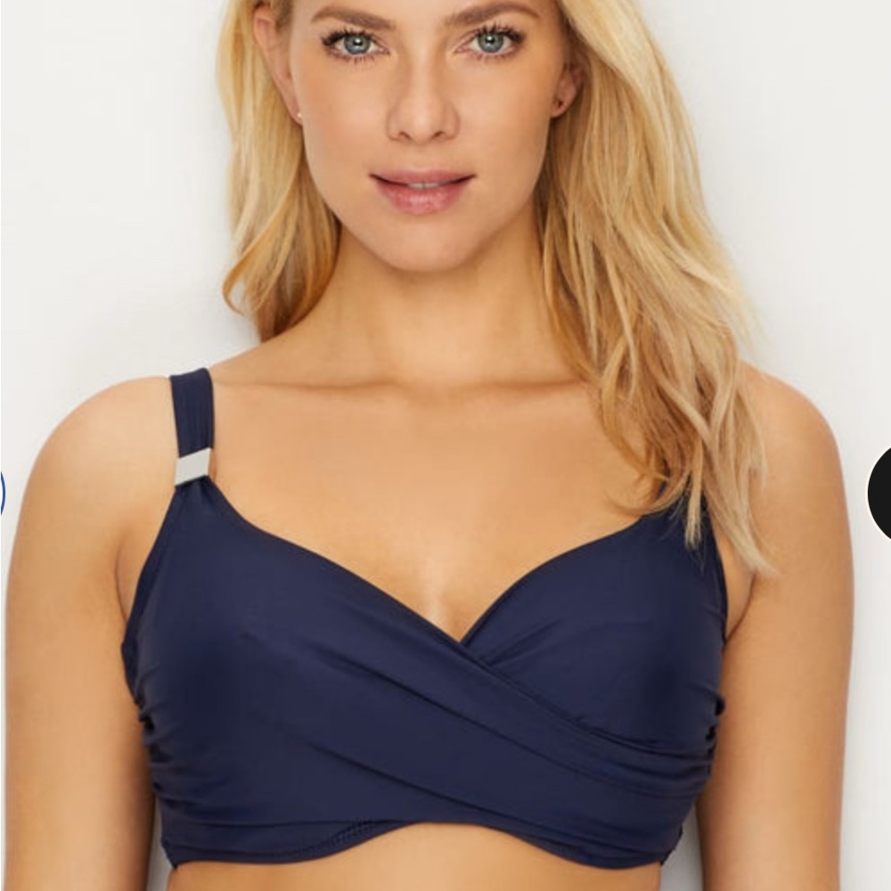 Miraclesuit Women's Navy Bikini Top